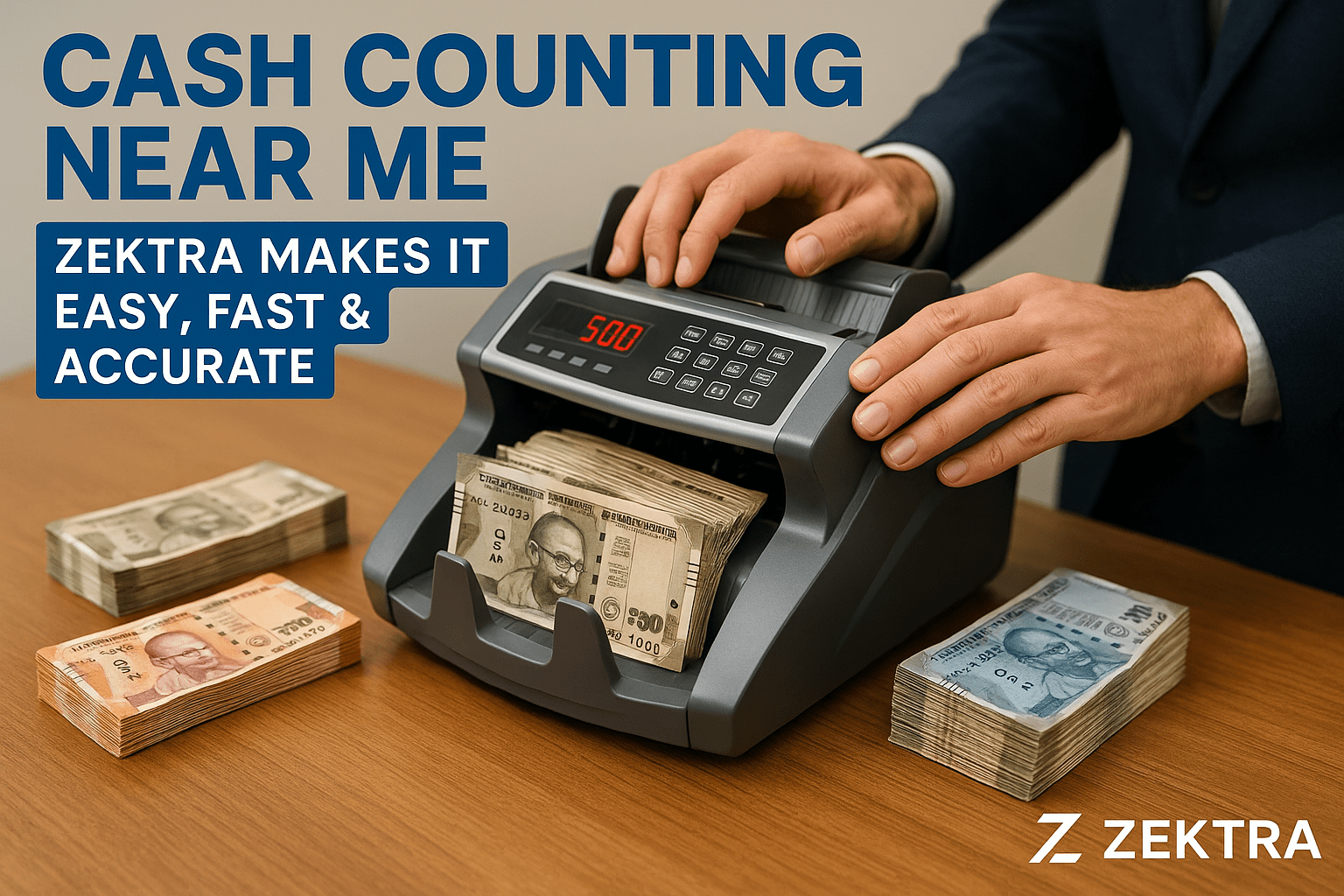 zektra Cash counting