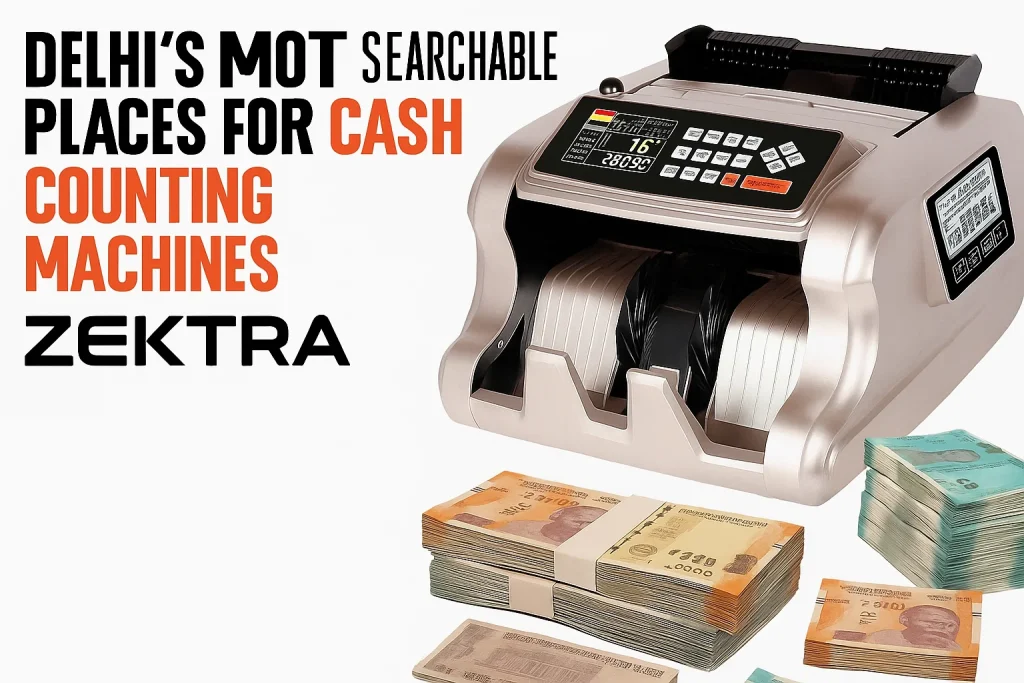 Delhi’s Most Searchable Places for Cash Counting Machines – ZEKTRA