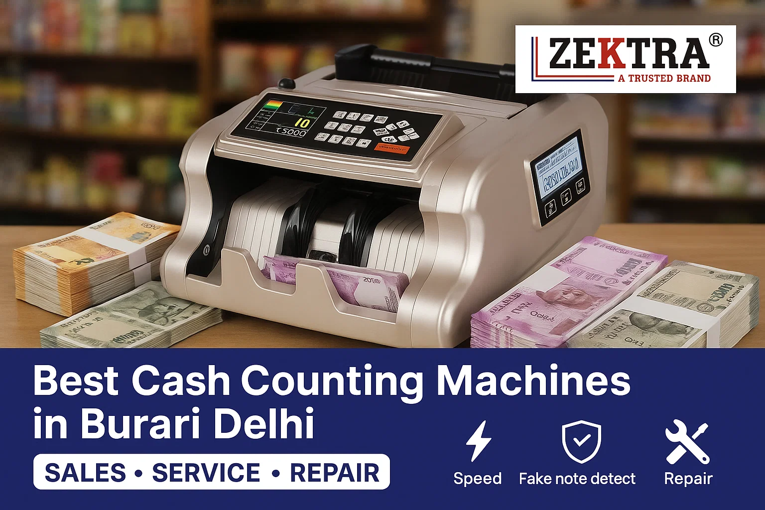 Cash Counting Machines Dealer in Burari Delhi