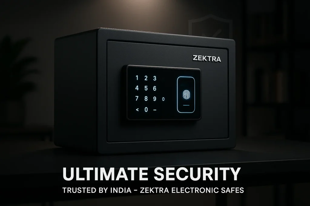 Zektra electronic safe with keypad