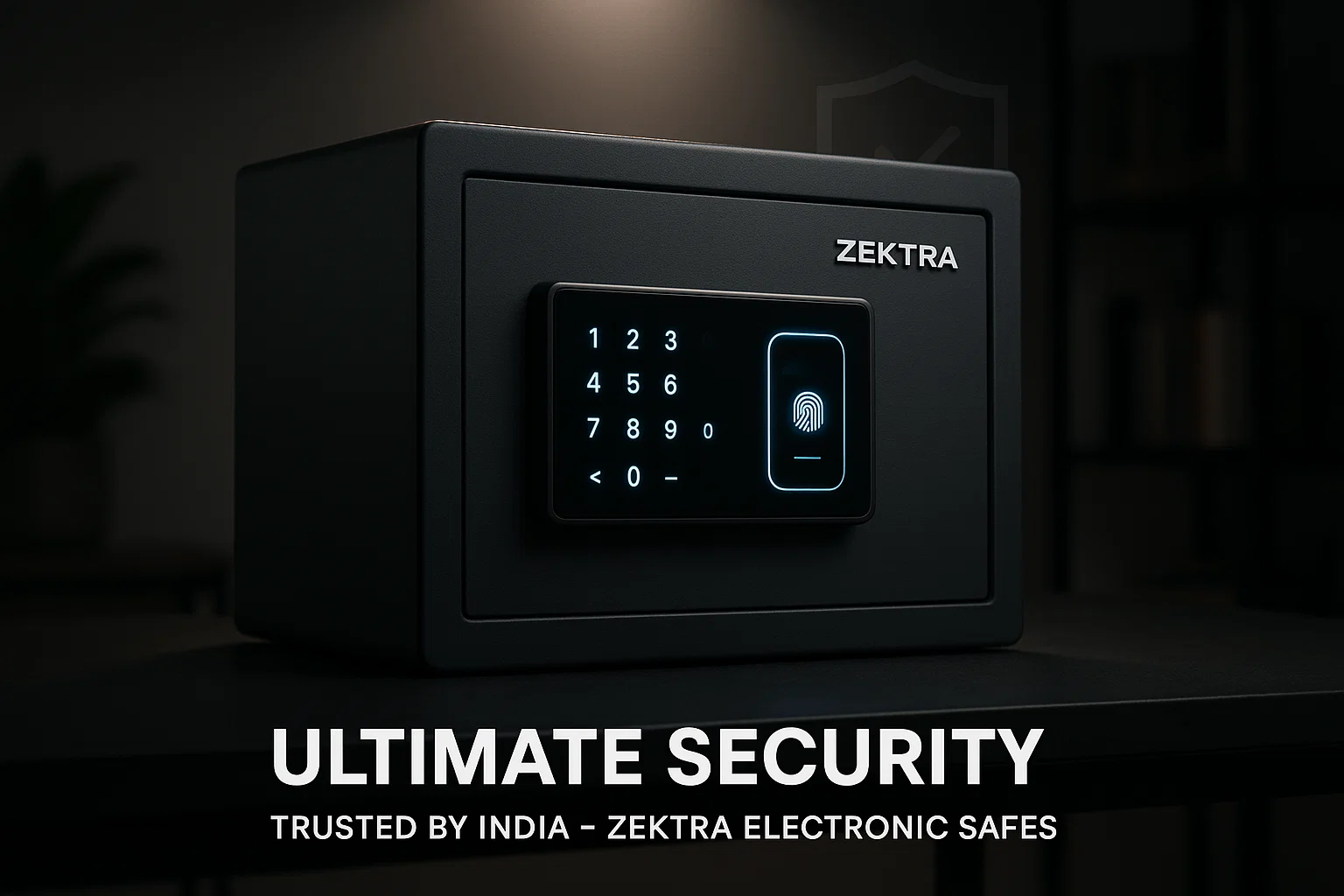 Zektra electronic safe with keypad
